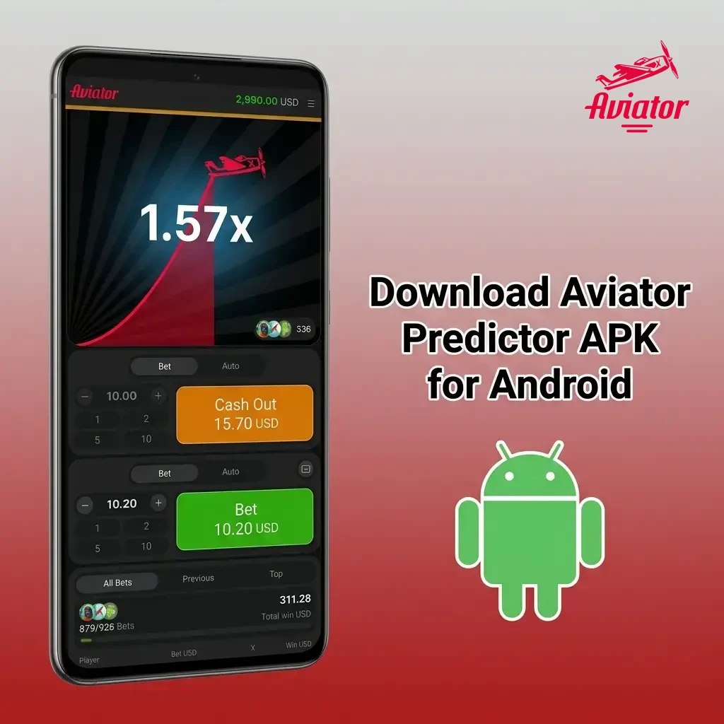 Android device screen showing Aviator Predictor APK download and installation steps from unknown sources settings enabled