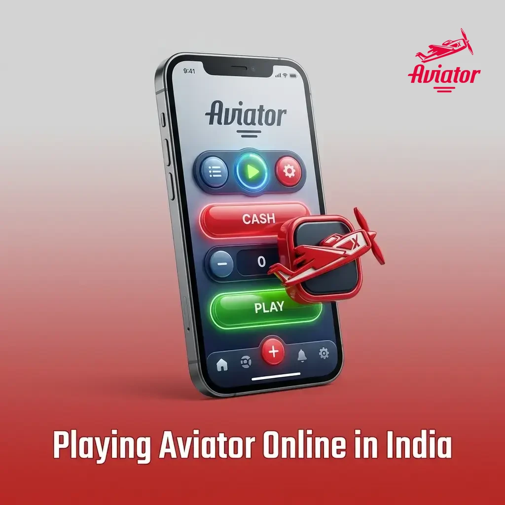 Indian player on mobile placing a bet in Aviator crash game with UPI payment and cashout button visible