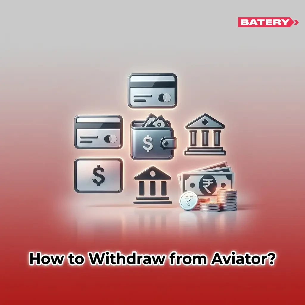 Step-by-step guide to withdrawing from Aviator via Batery app using UPI, PhonePe, Paytm, or iCash One in INR