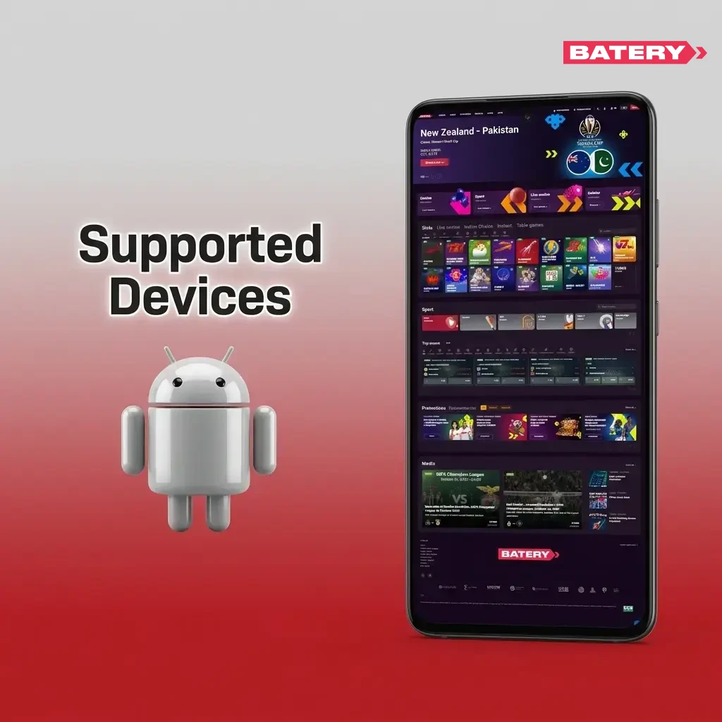 Batery Aviator app supported on 10 Android devices across budget, mid-range, and flagship tiers for Indian users