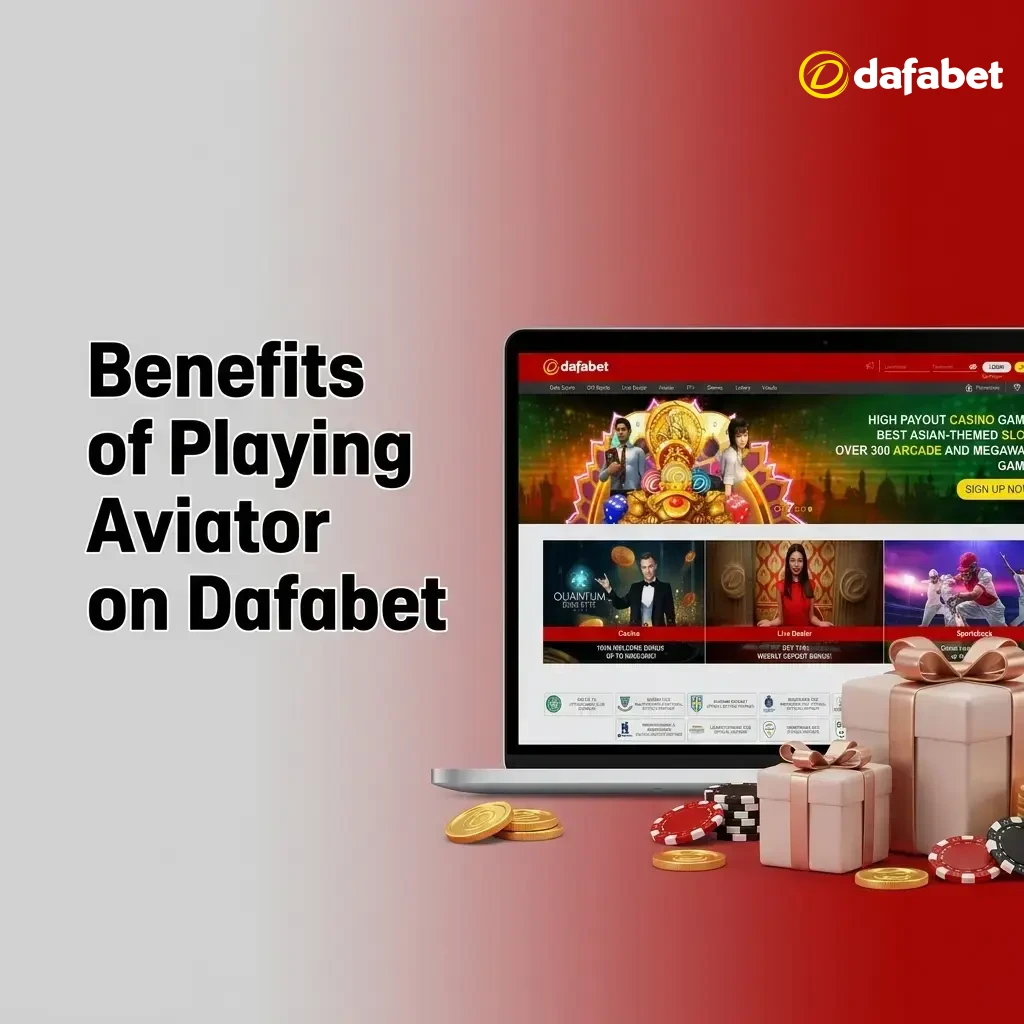 Benefits of playing Aviator on Dafabet including high RTP, INR transactions, auto bet, and provably fair system