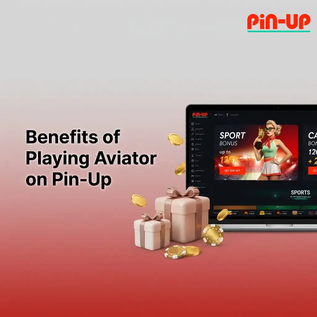 Pin-Up Aviator game benefits showing 97% RTP, auto cash-out, UPI support, and demo mode for Indian players