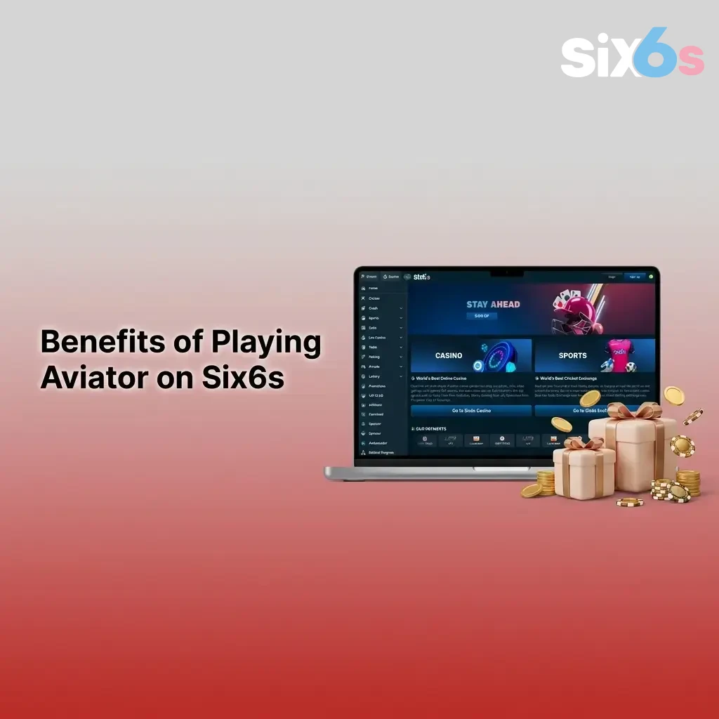 Benefits of playing Aviator on Six6s including 97% RTP, auto cashout, live stats, and provably fair technology