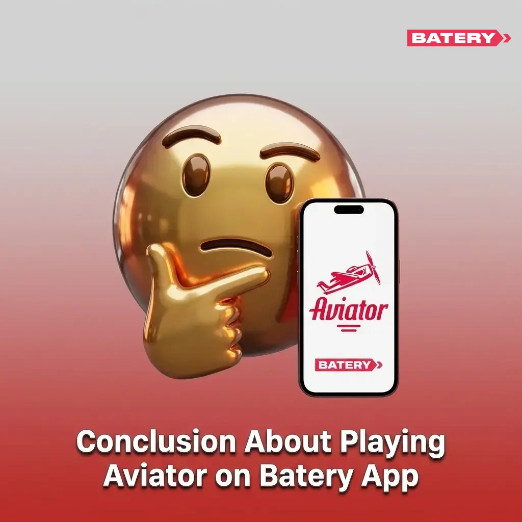Batery app Aviator game conclusion showing INR payments, 97% RTP, Android and iOS PWA access for Indian players