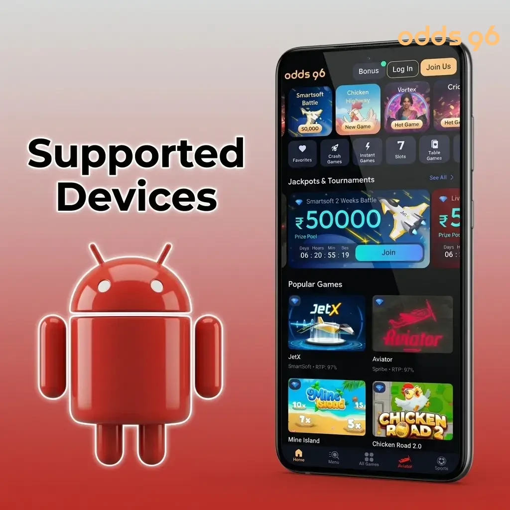 Odds96 Aviator app tested on 10 Android devices across budget, mid-range, and flagship tiers with no performance issues