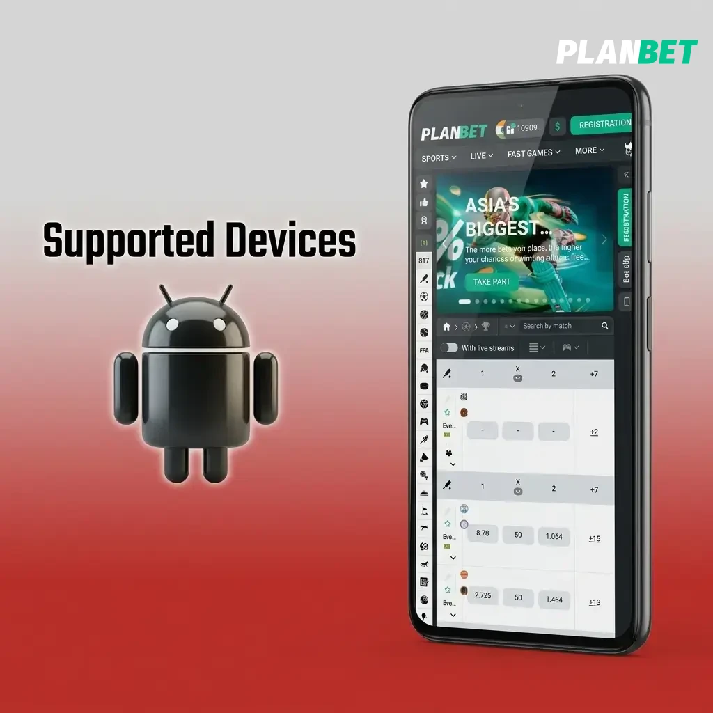 Planbet Aviator app supported Android devices from budget to flagship, tested across Samsung, Redmi, Realme, OnePlus & more