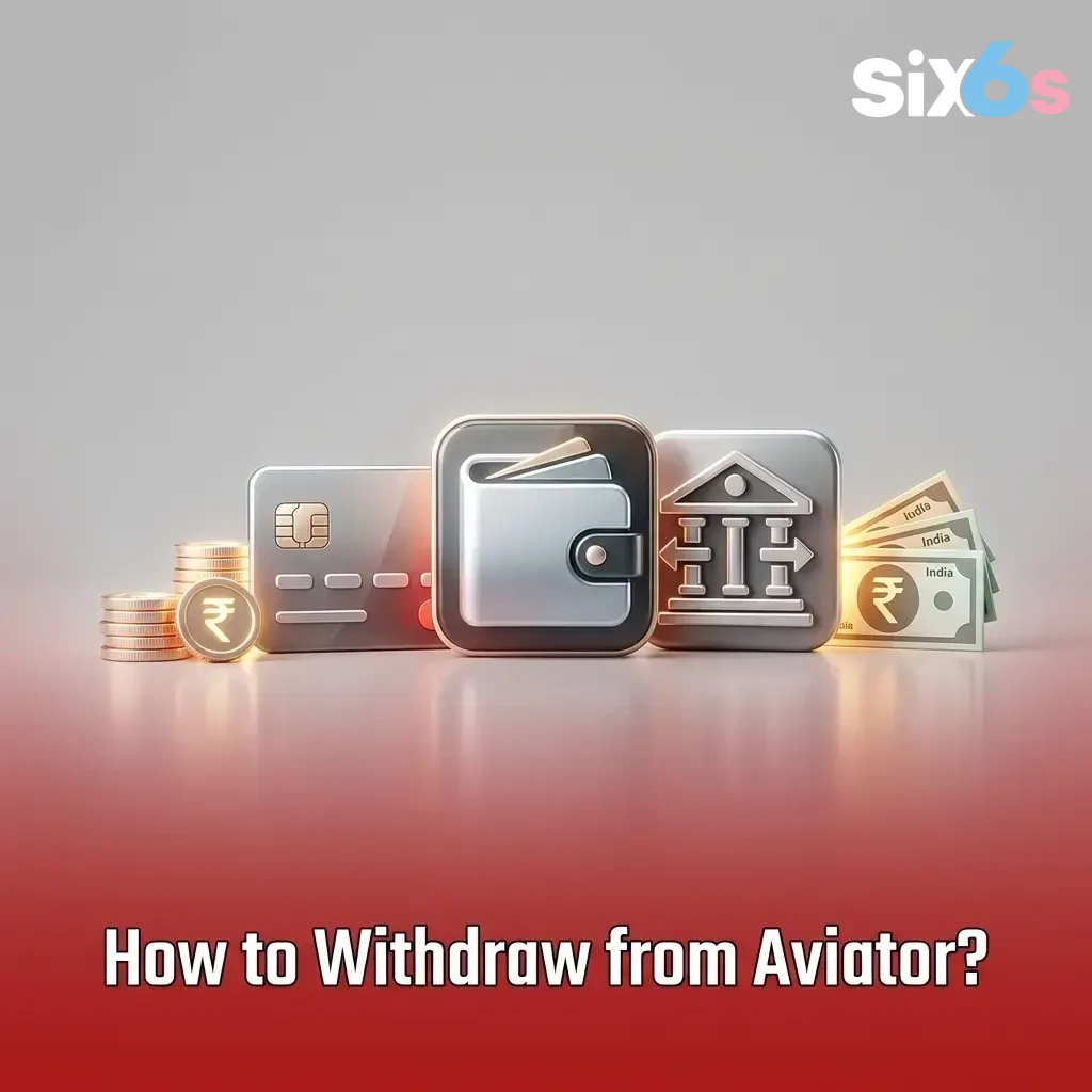 Six6s Aviator withdrawal steps showing UPI, PayTM, PhonePe, and Crypto options in the app cashier section