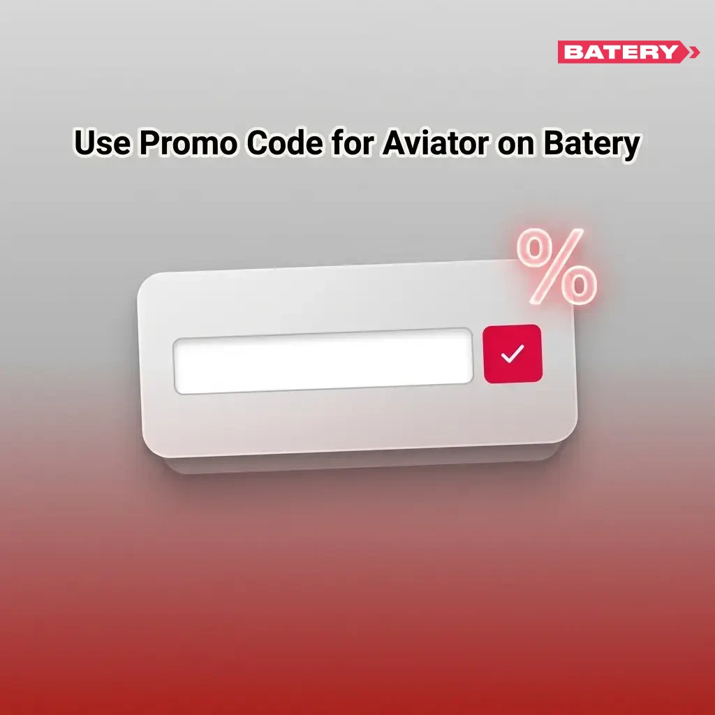 Batery Aviator promo code BATAVIA field during registration for bonus on first deposit